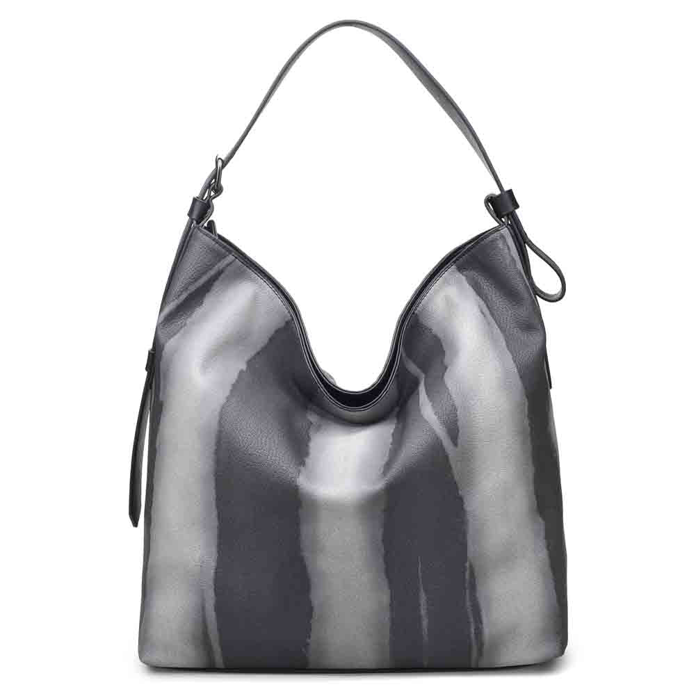 Woman wearing Grey Urban Expressions Keene Hobo 840611122506 View 5 | Grey
