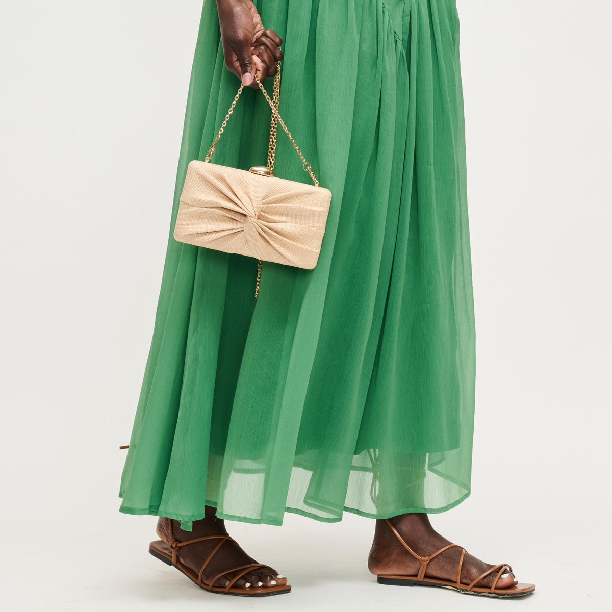 Woman wearing Natural Urban Expressions Serenity Evening Bag 840504206320 View 3 | Natural
