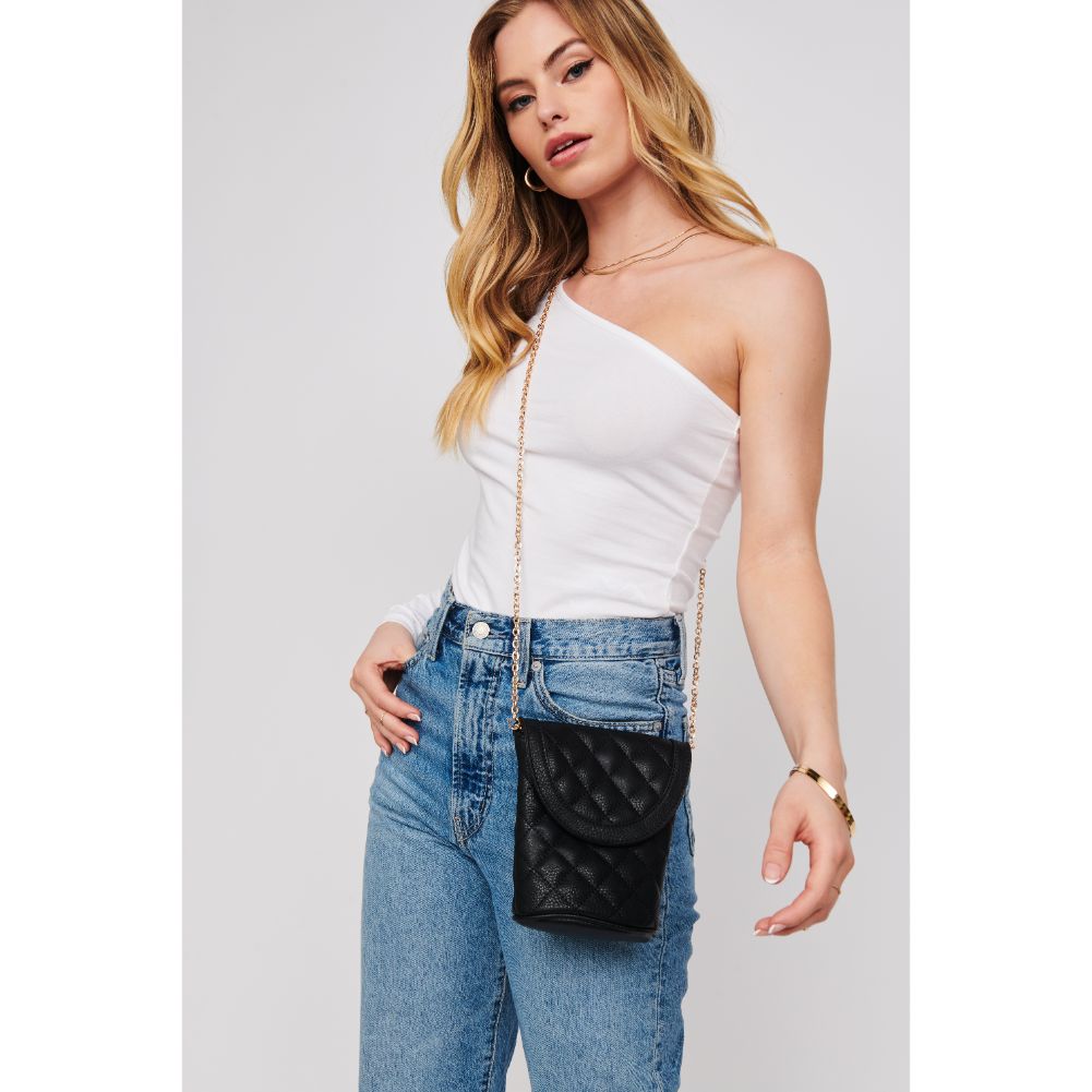 Woman wearing Black Urban Expressions Arlene Crossbody 818209017282 View 1 | Black