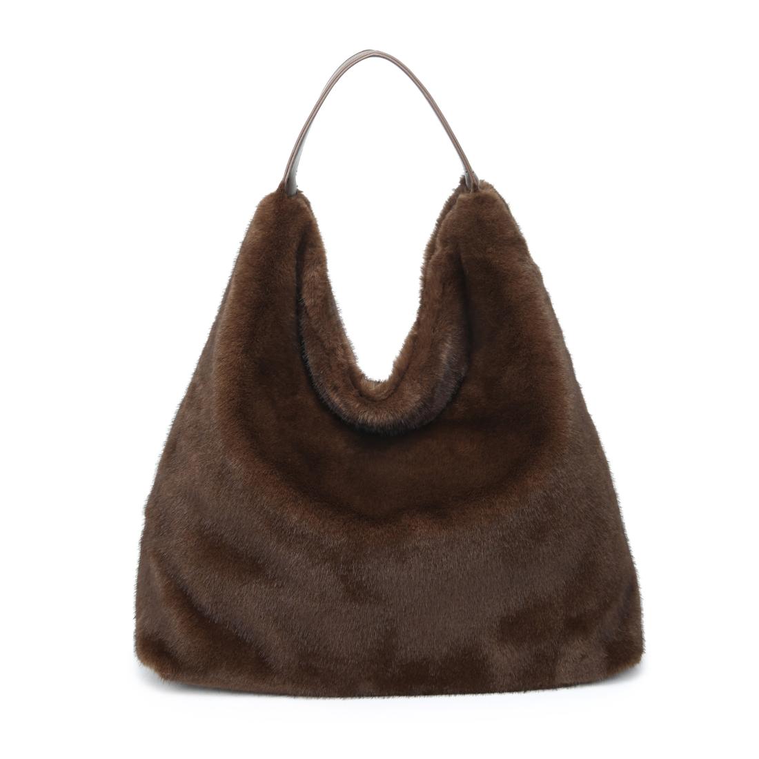 Product Image of Urban Expressions Chandler Hobo 840611199560 View 7 | Chocolate
