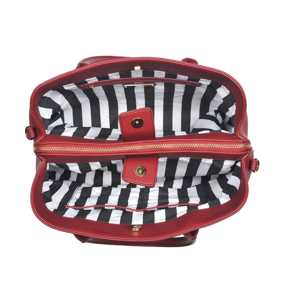 Product Image of Urban Expressions Leighton Satchel NA-840611151094 View 4 | Red