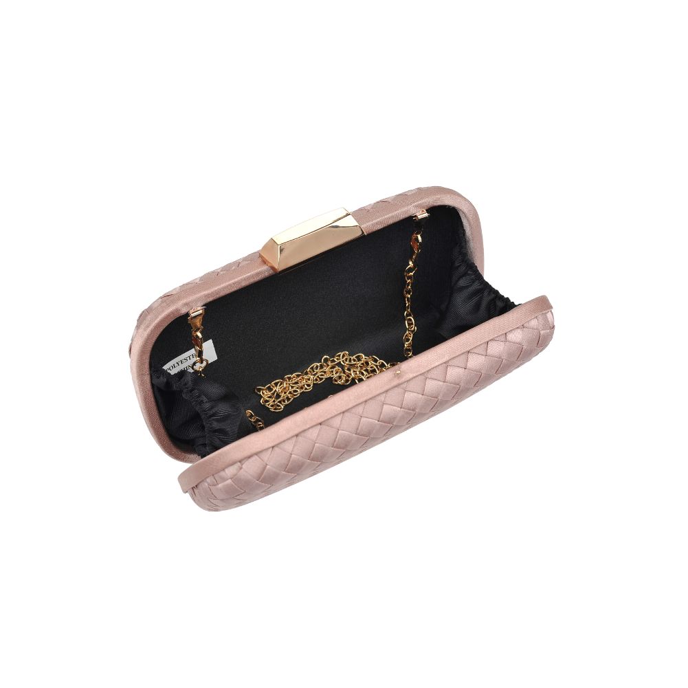 Product Image of Urban Expressions Chrome Evening Bag 840611183415 View 8 | Mauve