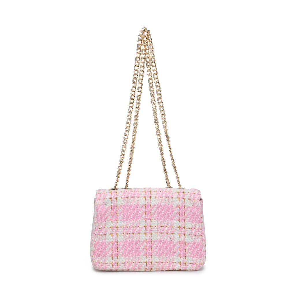 Woman wearing Pink Urban Expressions Camille Shoulder Bag 818209019736 View 7 | Pink