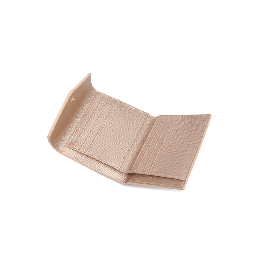 Woman wearing Rose Gold Urban Expressions Layla Wallet NA-840611154088 View 9 | Rose Gold