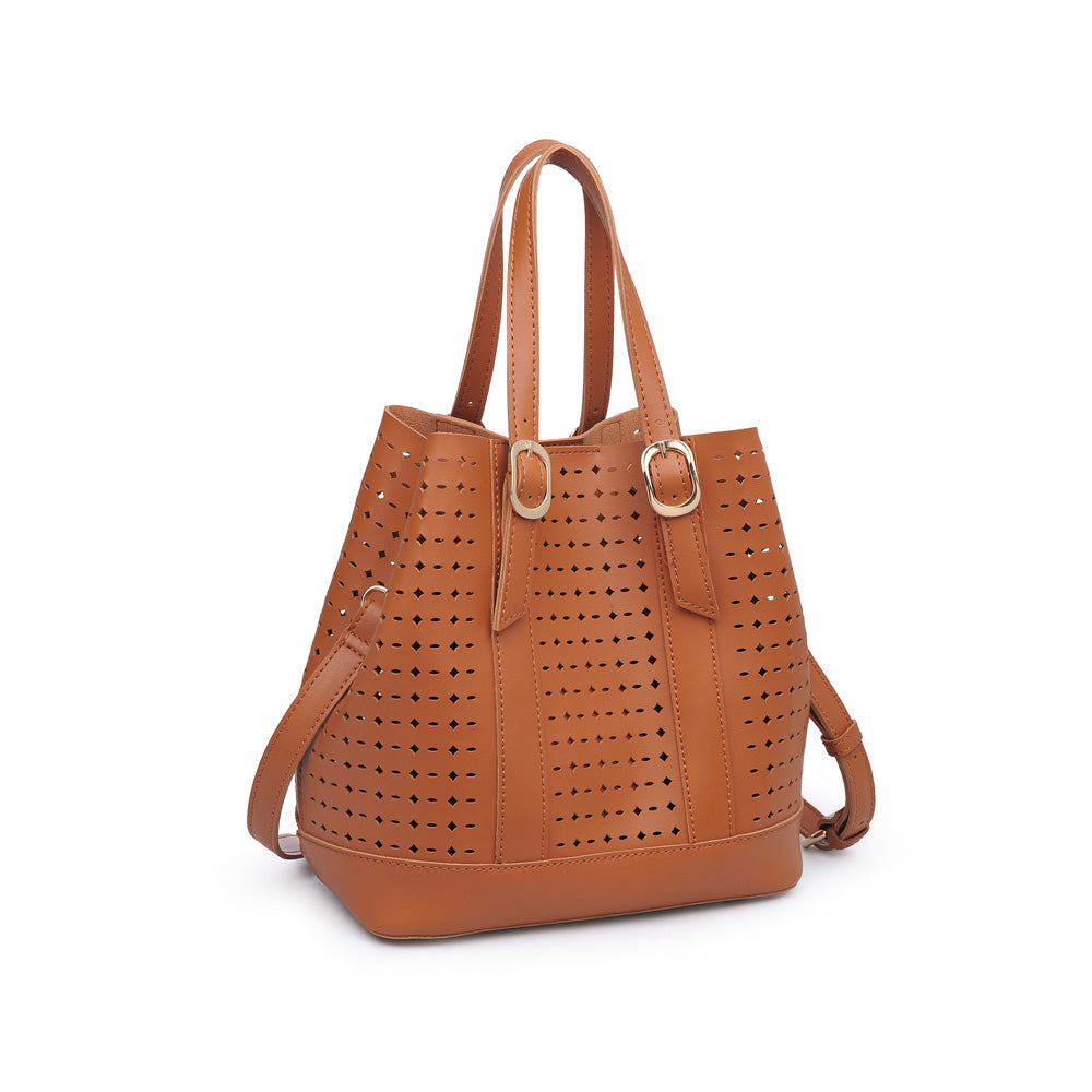 Woman wearing Tan Urban Expressions Magnolia Tote NA-840611158833 View 6 | Tan