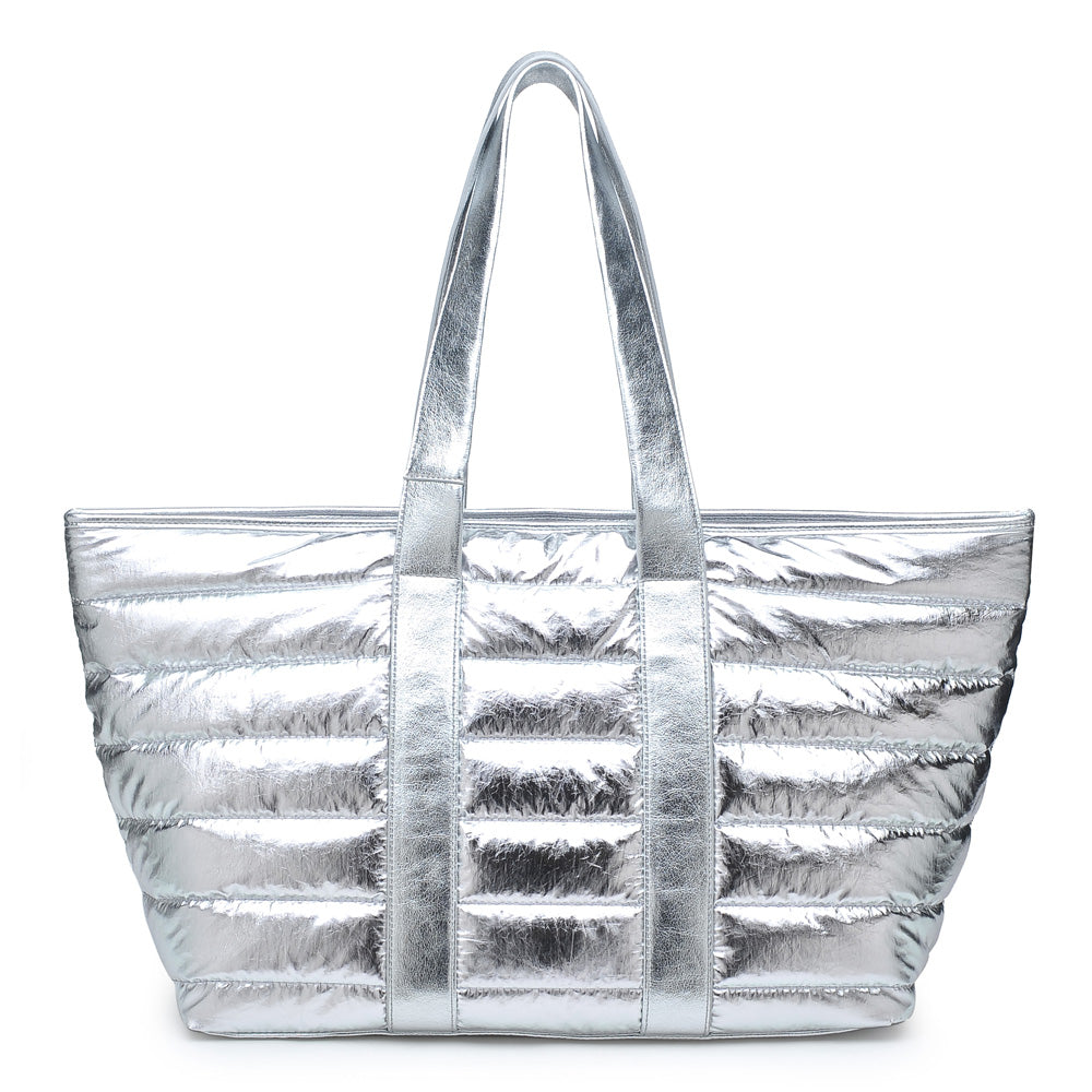 Product Image of Urban Expressions Flight Tote NA-840611148780 View 1 | Silver