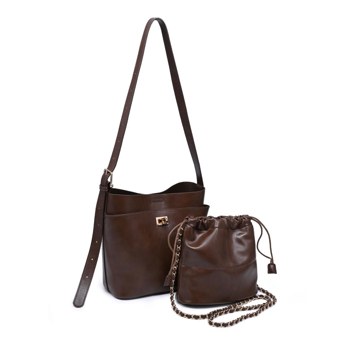 Urban Expressions Margaux Bucket 840504211751 View 2 | Chocolate