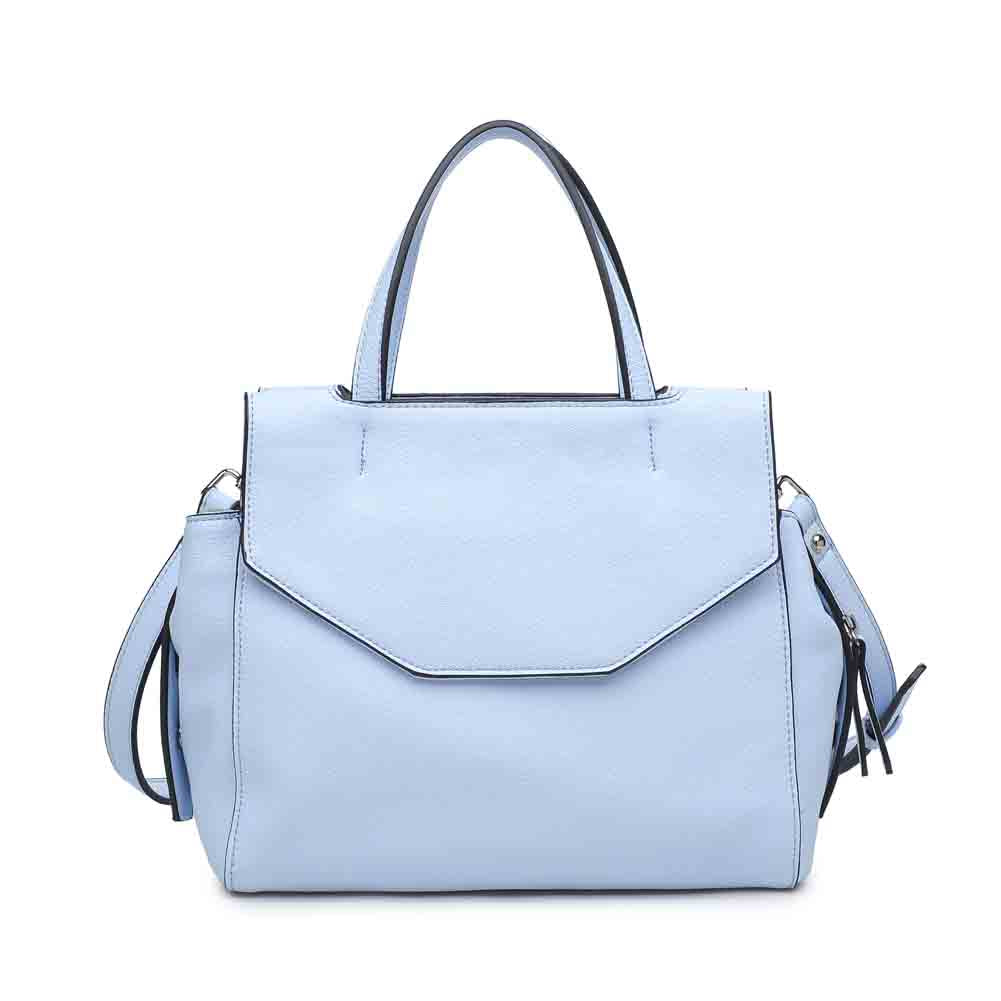 Product Image of Urban Expressions Edison Satchel NA-840611147493 View 3 | Sky Blue