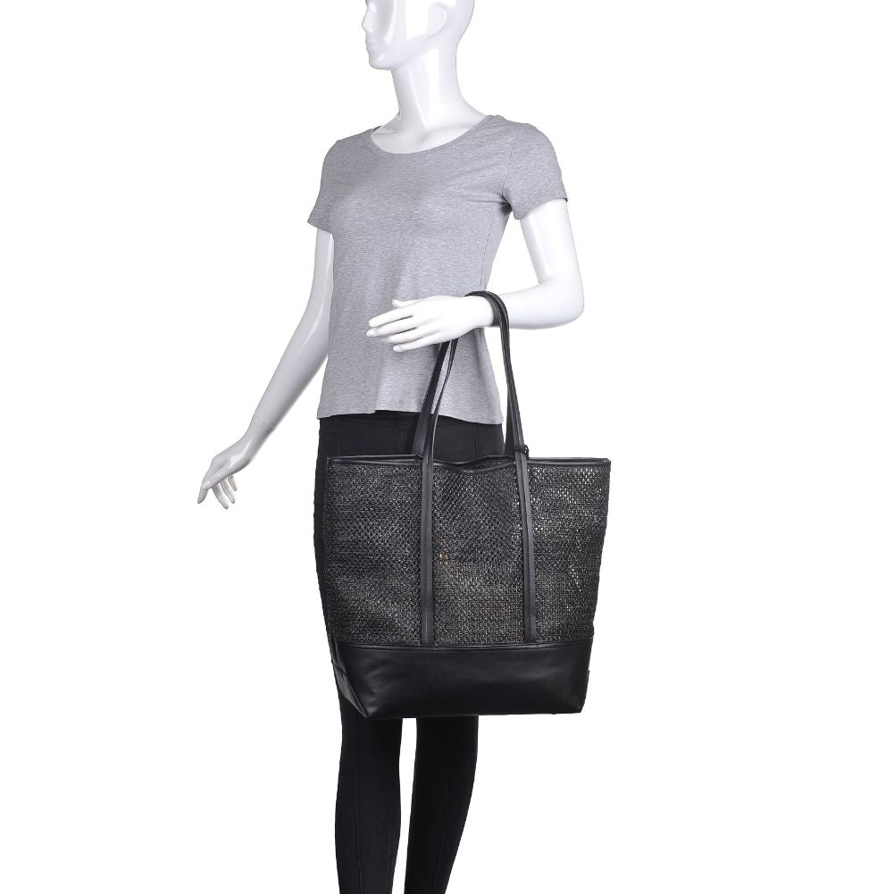 Product Image of Urban Expressions Tangier Tote 840611172846 View 5 | Black