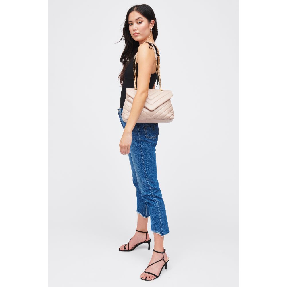 Woman wearing Natural Urban Expressions Ivy Crossbody 840611185778 View 3 | Natural