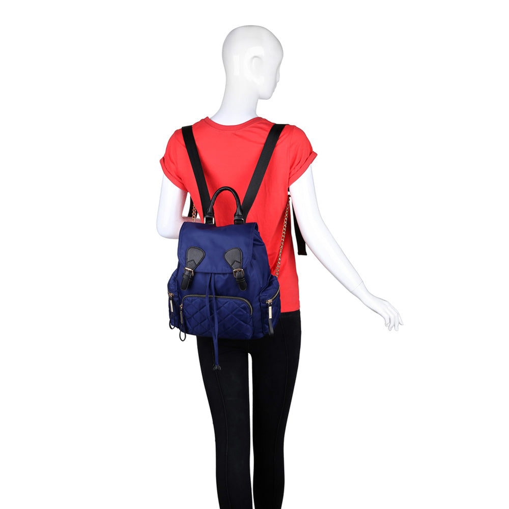 Product Image of Urban Expressions Waltz Backpack NA-840611154903 View 5 | Midnight Blue