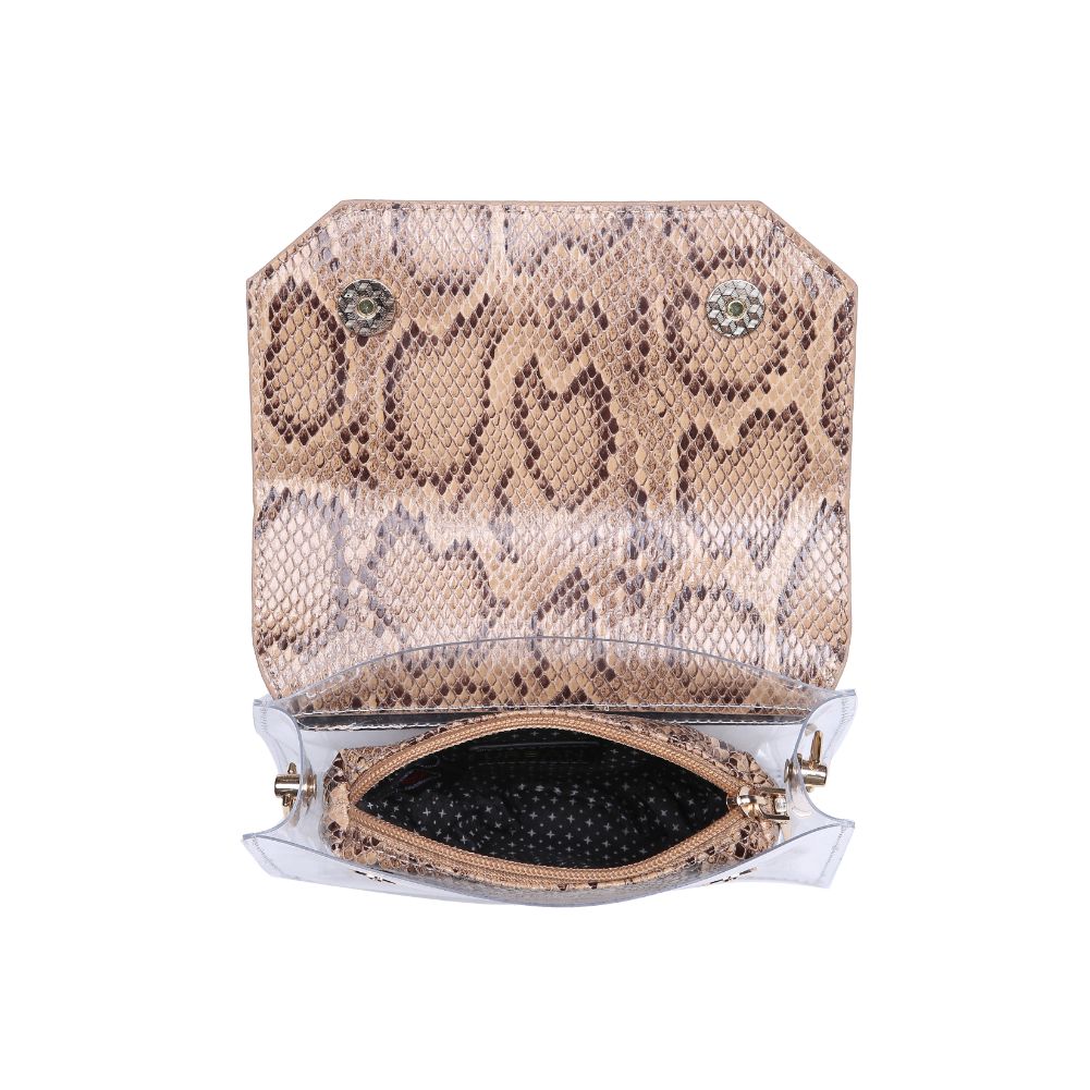 Product Image of Urban Expressions Tailgate - Snake Crossbody 840611162953 View 4 | Natural