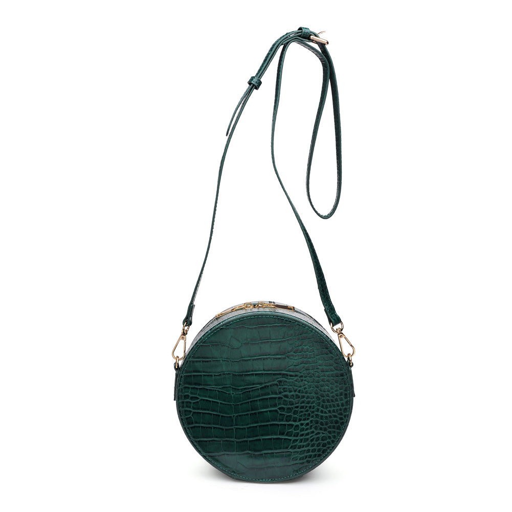 Woman wearing Emerald Urban Expressions Sawyer Crossbody NA-840611152473 View 7 | Emerald