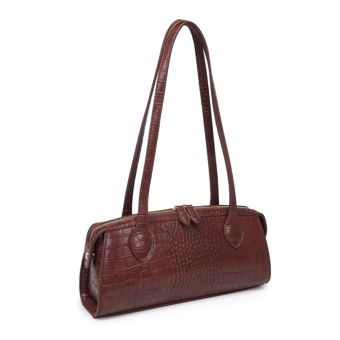 Product Image of Urban Expressions Nessa Shoulder Bag 840611199737 View 6 | Chocolate