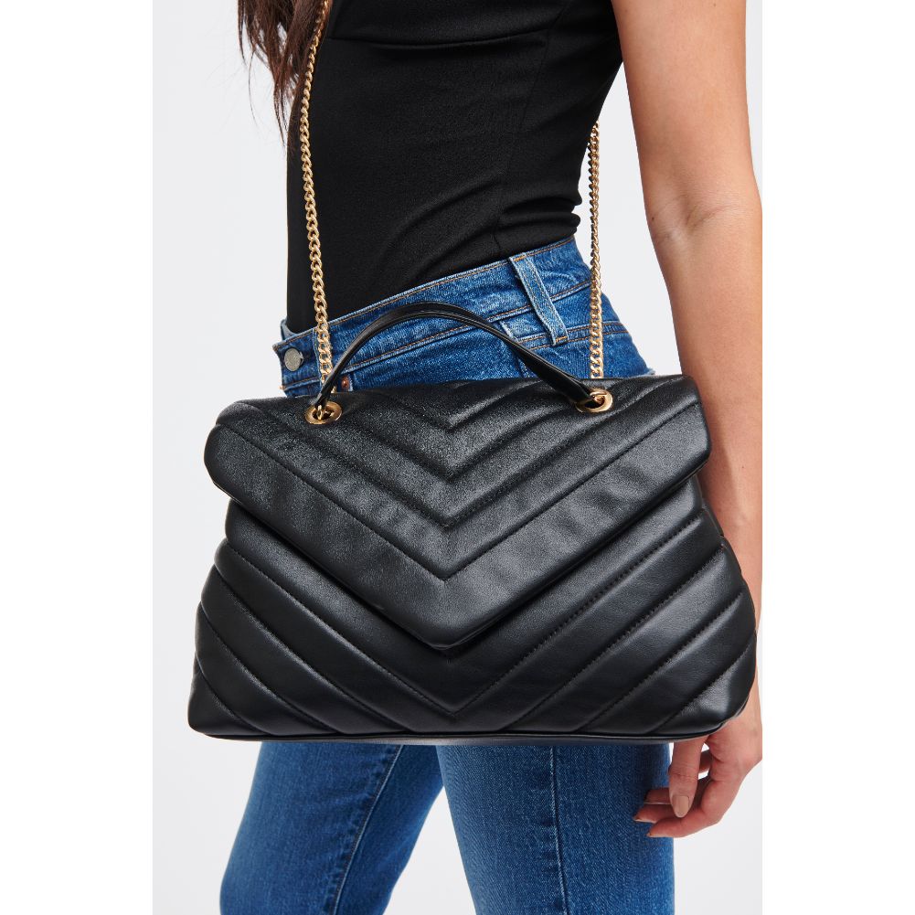 Woman wearing Black Urban Expressions Ivy Crossbody 840611185747 View 2 | Black