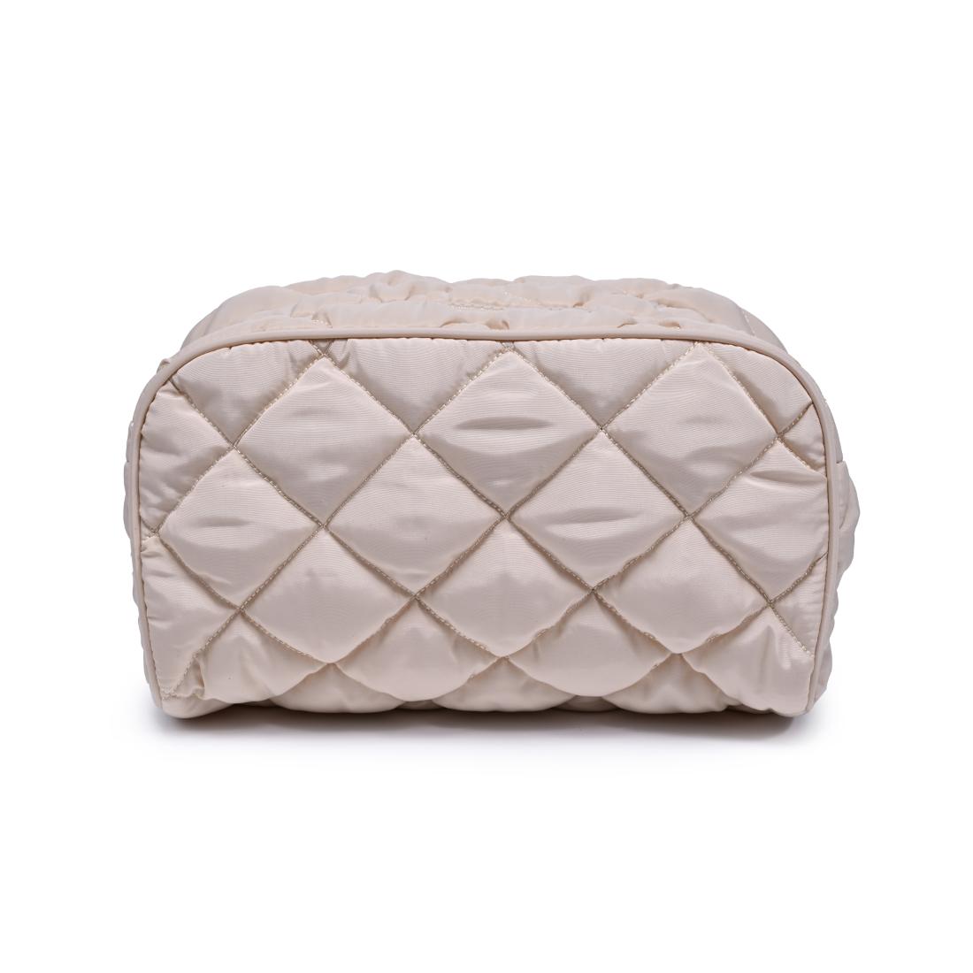 Urban Essentials Daily Duo- Quited Puffer Cosmetic & Travel Organizer Pouch 840504207358 View 1 | Cream