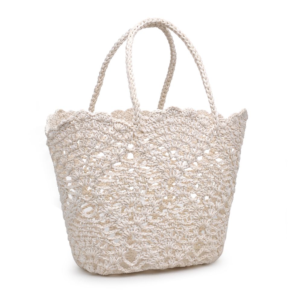Product Image of Urban Expressions Poppy Tote 840611169556 View 2 | Ivory