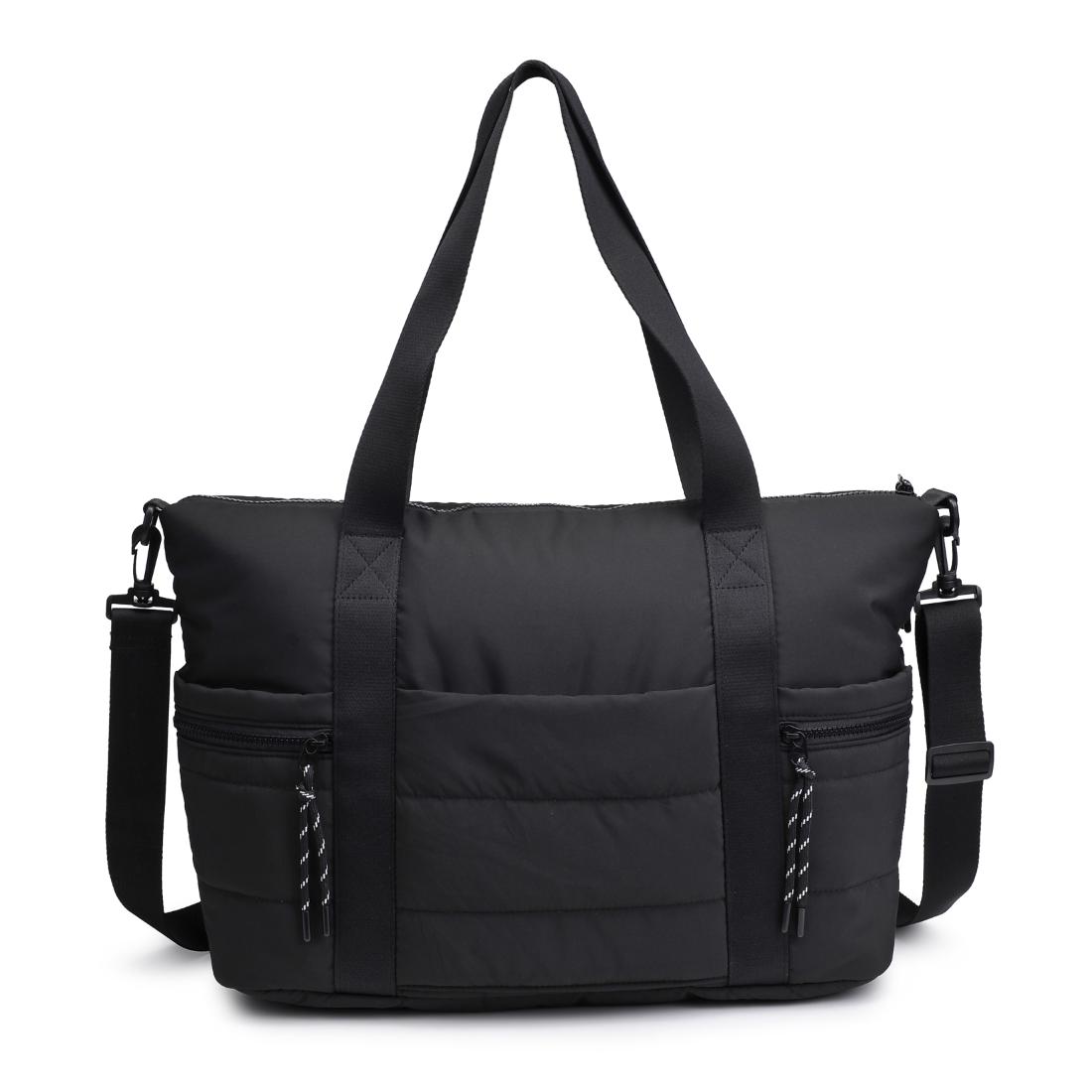 Woman wearing Black Urban Expressions Jessi Tote 840611141156 View 7 | Black