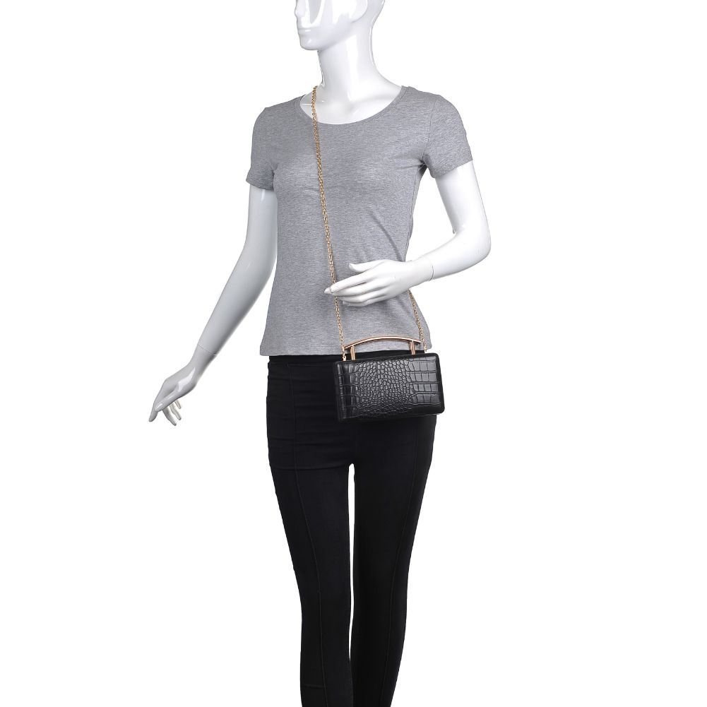 Product Image of Urban Expressions Claudette Evening Bag 840611171764 View 5 | Black