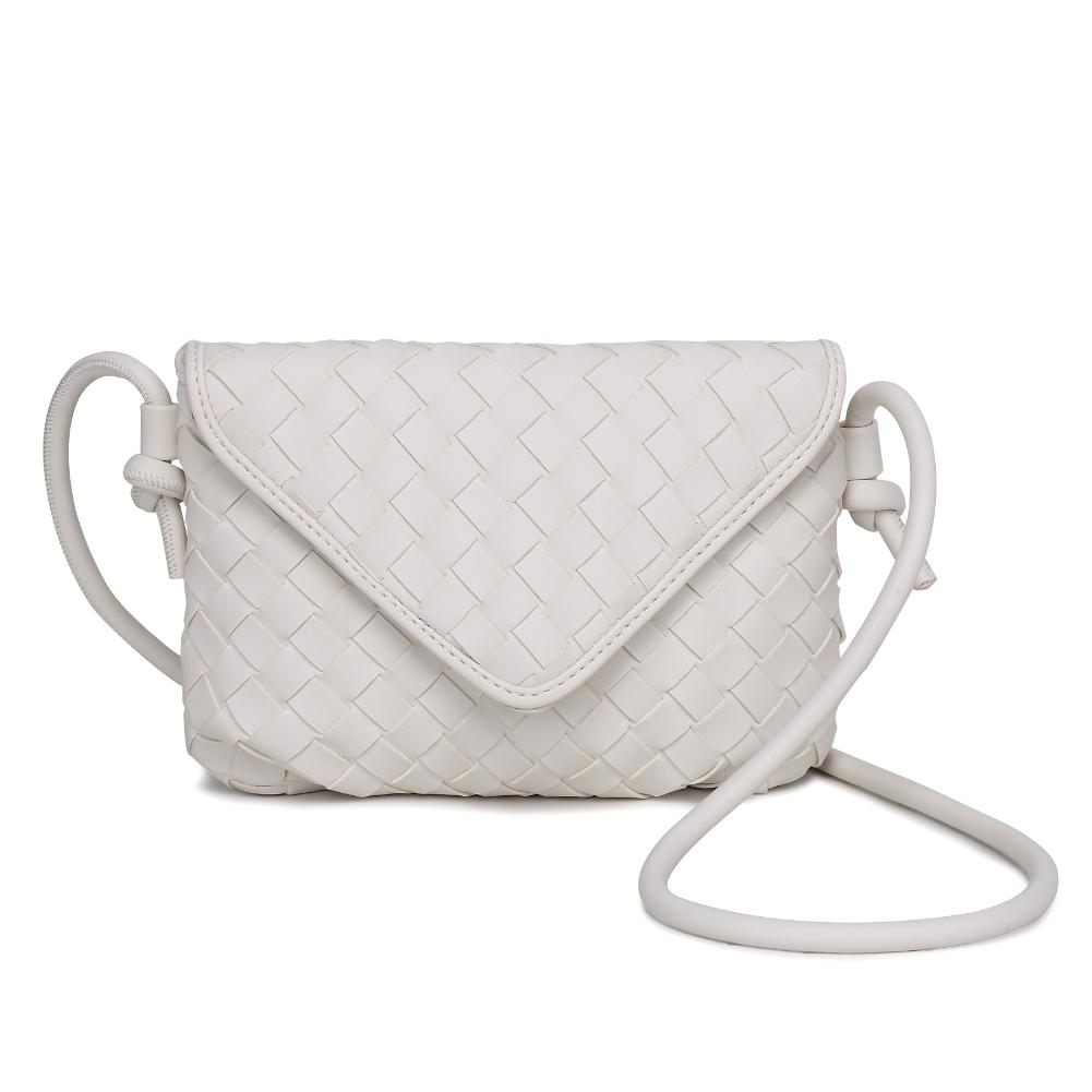 Woman wearing Oatmilk Urban Expressions Kylo Crossbody 840611124395 View 5 | Oatmilk