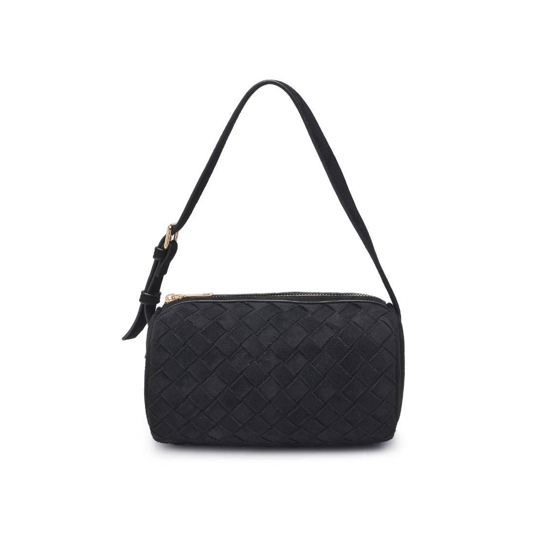 Product Image of Urban Expressions Rose Shoulder Bag 840611199379 View 5 | Black