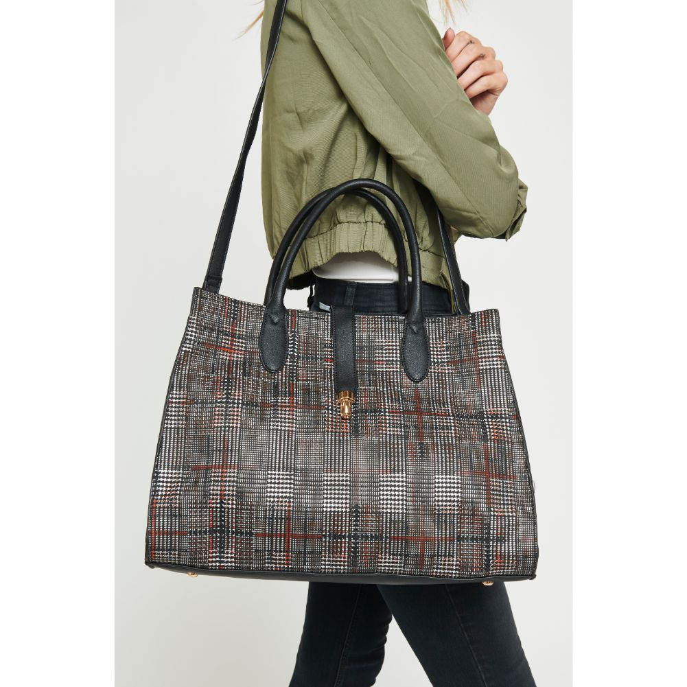 Woman wearing Multi Urban Expressions Bryony Tote NA-840611153159 View 1 | Multi