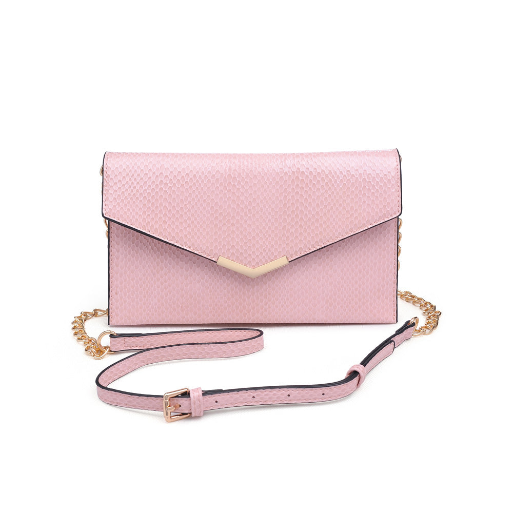 Product Image of Urban Expressions Harlow Snake Crossbody NA-840611159724 View 1 | Rose