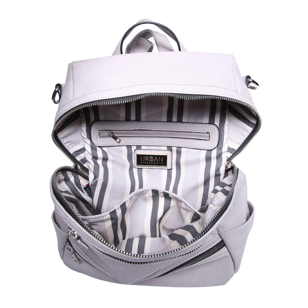 Product Image of Urban Expressions Juliette Backpack NA-840611160218 View 4 | Grey