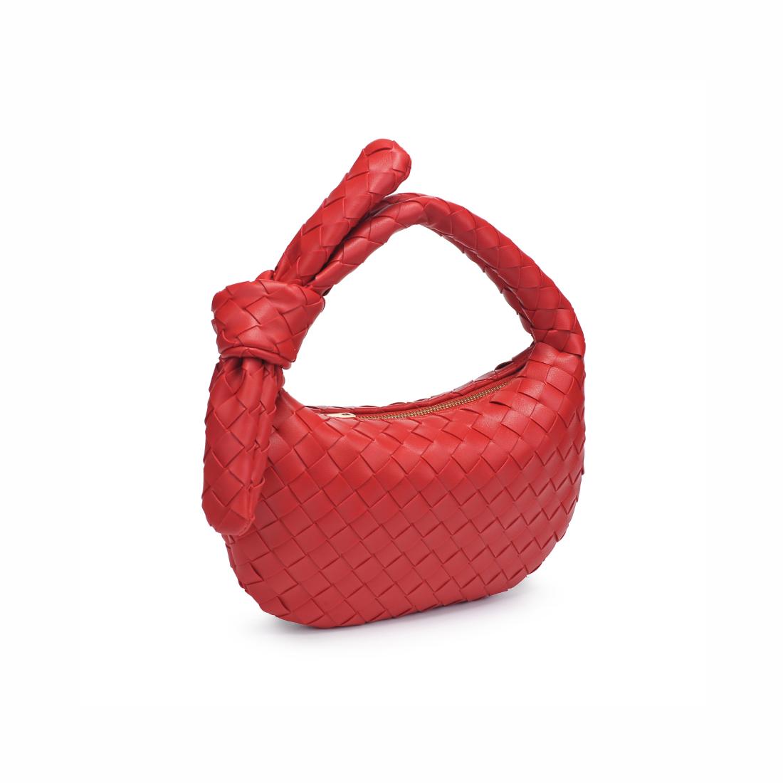 Woman wearing Red Urban Expressions Lizbeth Clutch 840611148063 View 6 | Red