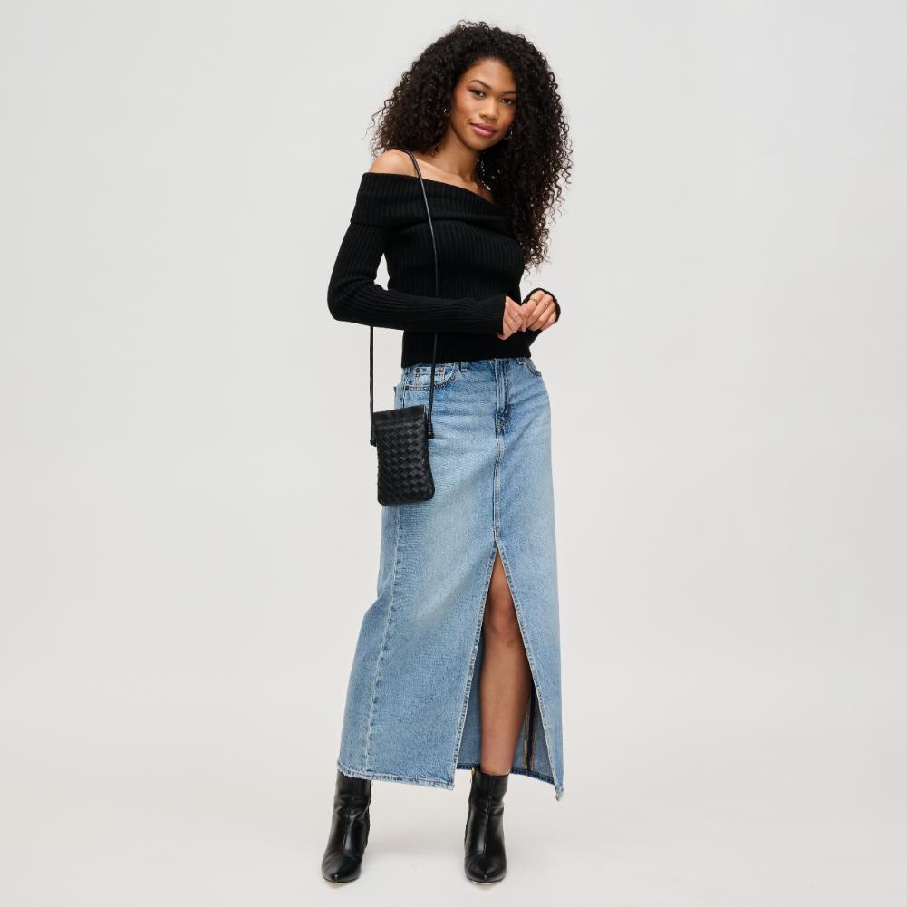 Woman wearing Black Urban Expressions Jackie Crossbody 840611141941 View 2 | Black