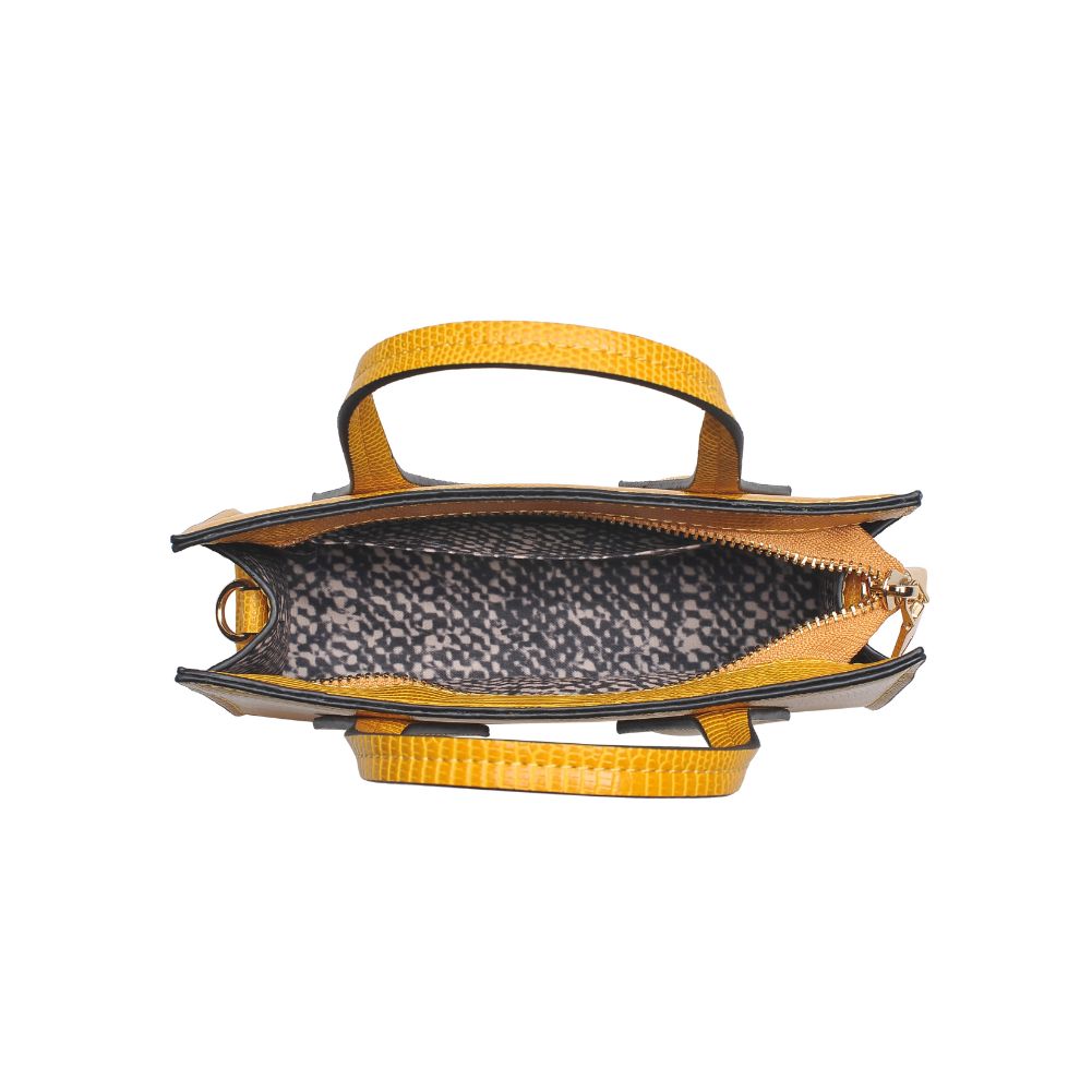 Product Image of Urban Expressions Holland Lizard Mini Bag 840611173638 View 4 | Mustard