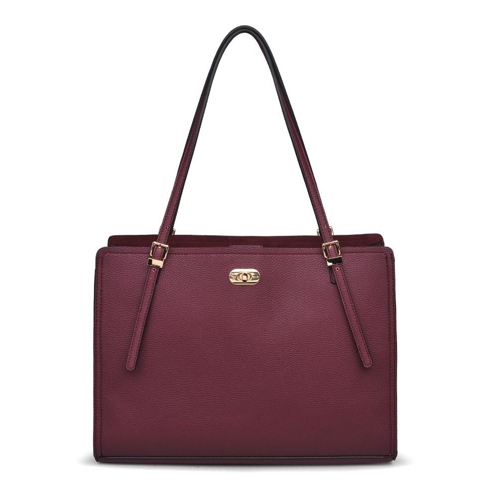 Product Image of Urban Expressions Tanya Tote NA-840611166326 View 1 | Burgundy