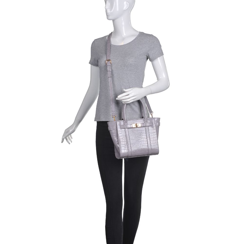 Product Image of Urban Expressions Jayden Satchel 840611172938 View 5 | Lilac