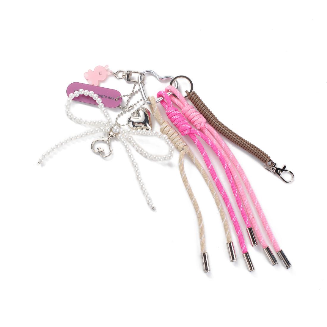 Woman wearing Multi Urban Expressions Bowie Hanging Charm 840611150653 View 5 | Multi