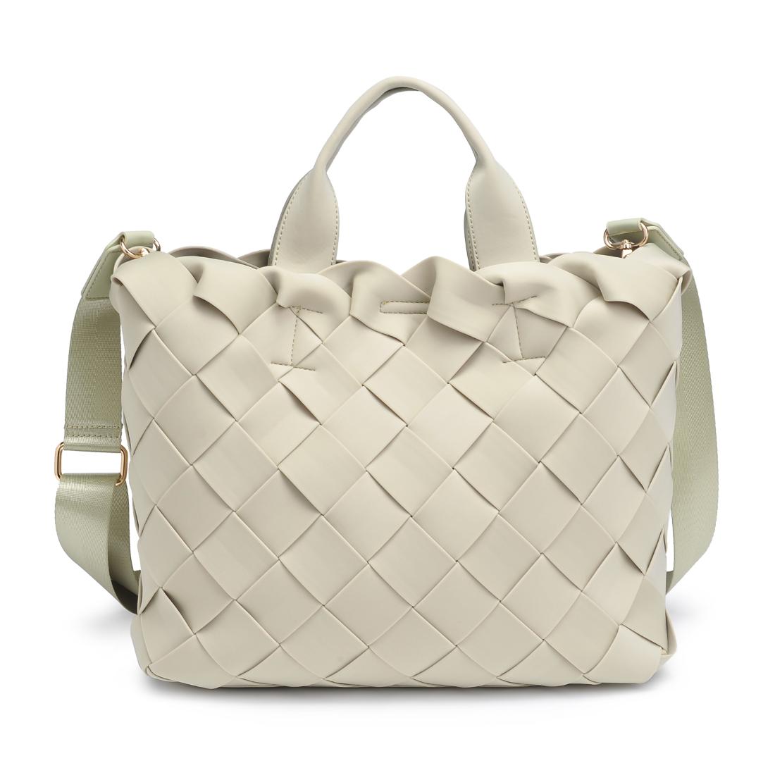 Woman wearing Sage Urban Expressions Ruth Tote 840611146755 View 7 | Sage