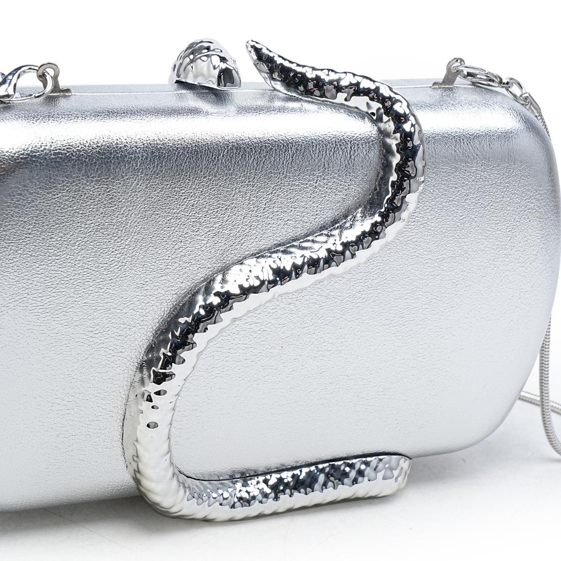 Urban Expressions Repuation Evening Bag 840504213045 View 8 | Silver