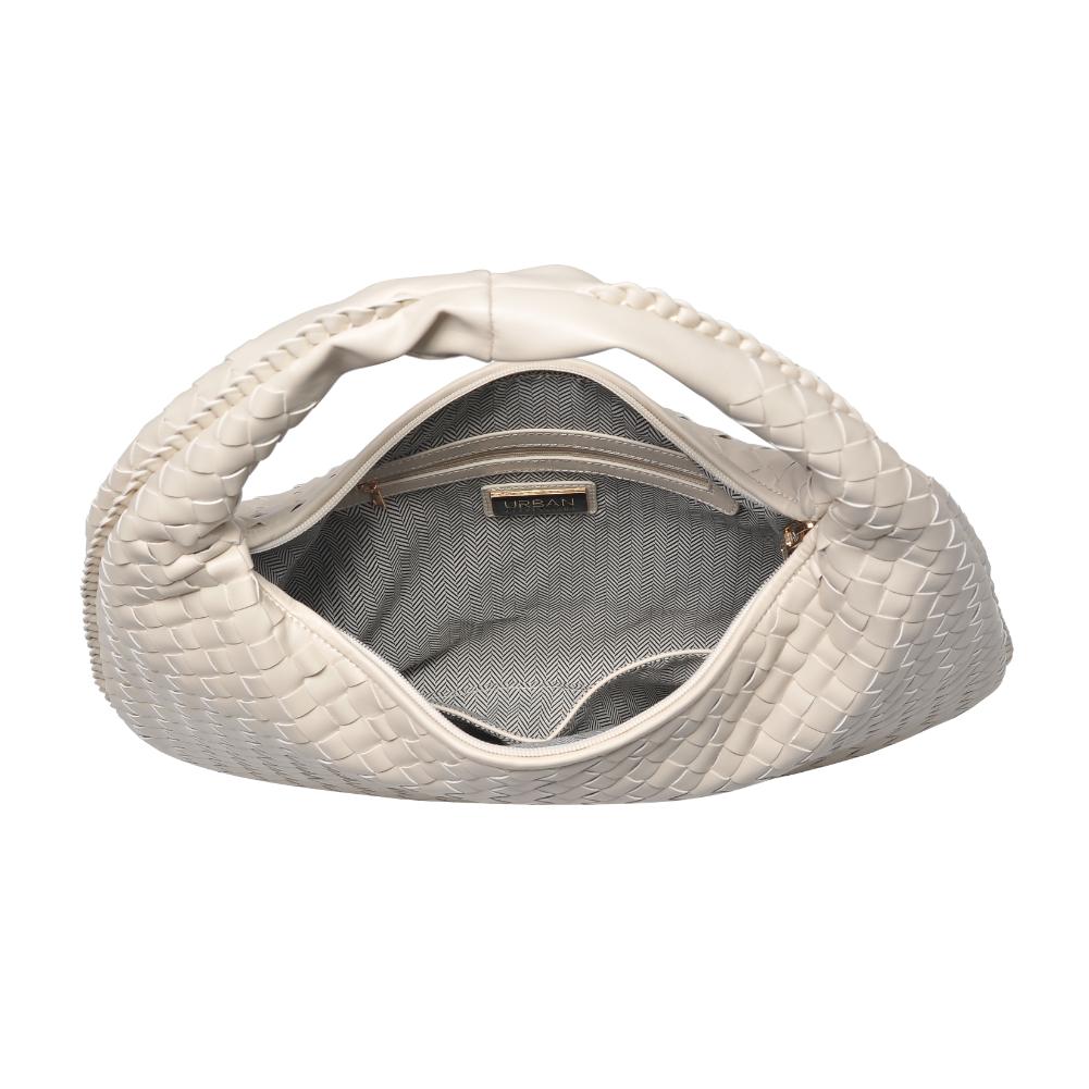 Woman wearing Oatmilk Urban Expressions Victoria Hobo 840611140821 View 9 | Oatmilk