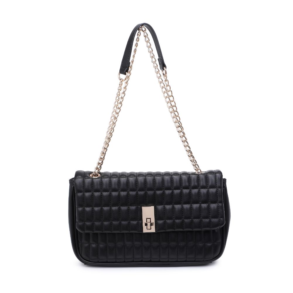 Woman wearing Black Urban Expressions Farah Crossbody 840611107091 View 5 | Black