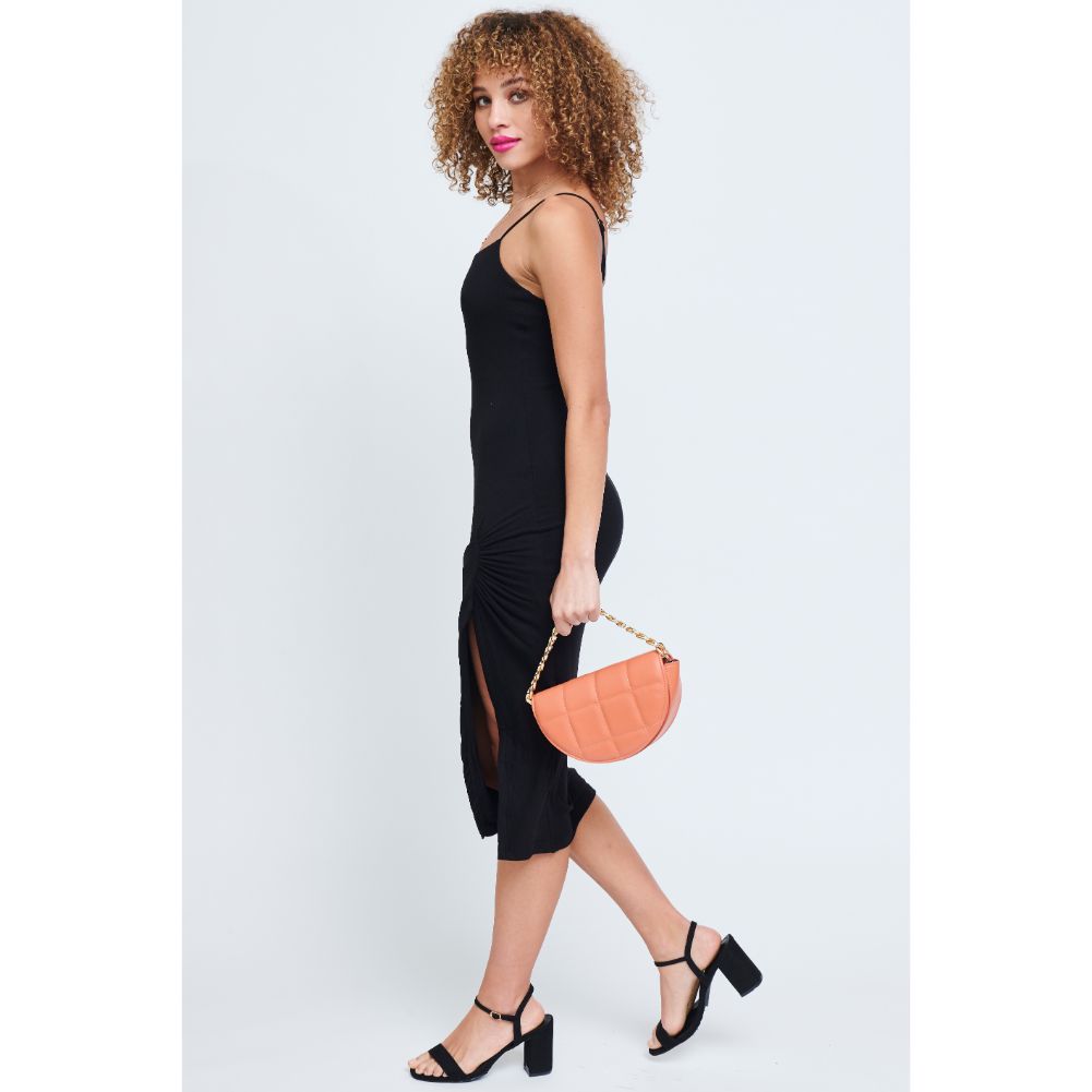 Woman wearing Amber Urban Expressions Natalie Crossbody 840611178640 View 3 | Amber
