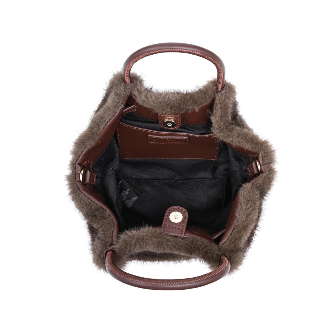 Urban Expressions Selena - Faux Fur Crossbody 840504210617 View 4 | Chocolate