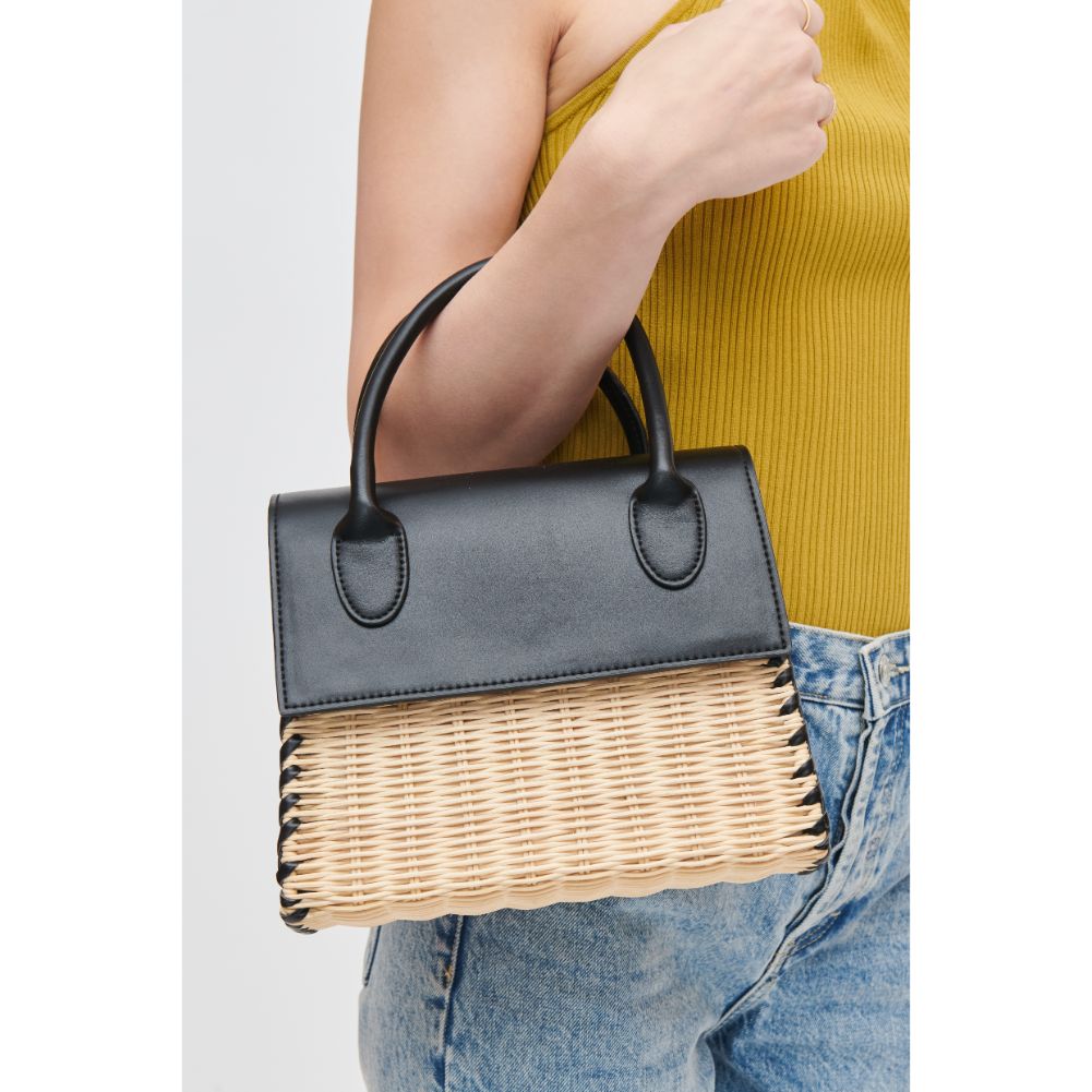 Woman wearing Black Urban Expressions Caspian Crossbody 840611106841 View 3 | Black