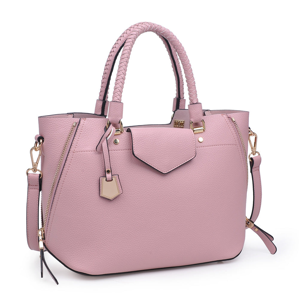 Product Image of Urban Expressions Phoenix Satchel NA-840611158536 View 2 | Blush