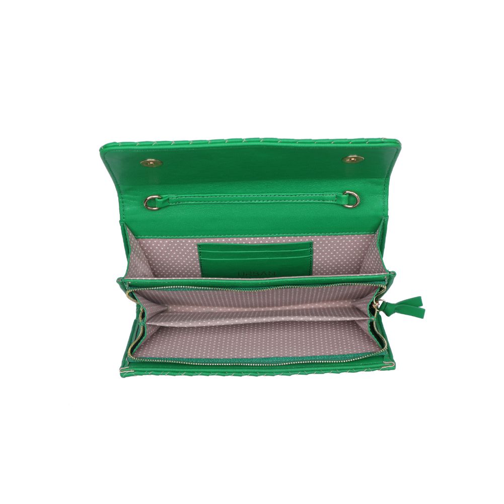 Woman wearing Classic Green Urban Expressions Wallis Crossbody 840611107541 View 9 | Classic Green