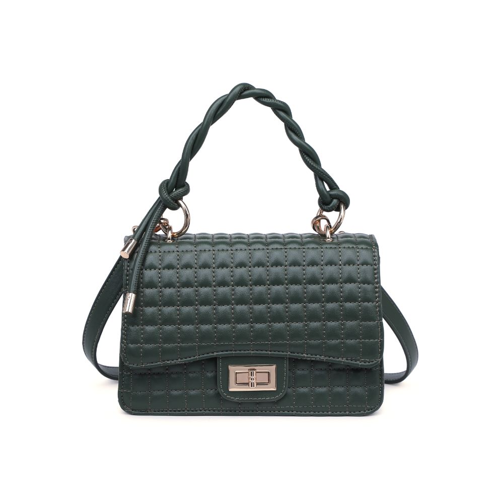 Woman wearing Hunter Green Urban Expressions Zoe Crossbody 840611115416 View 5 | Hunter Green