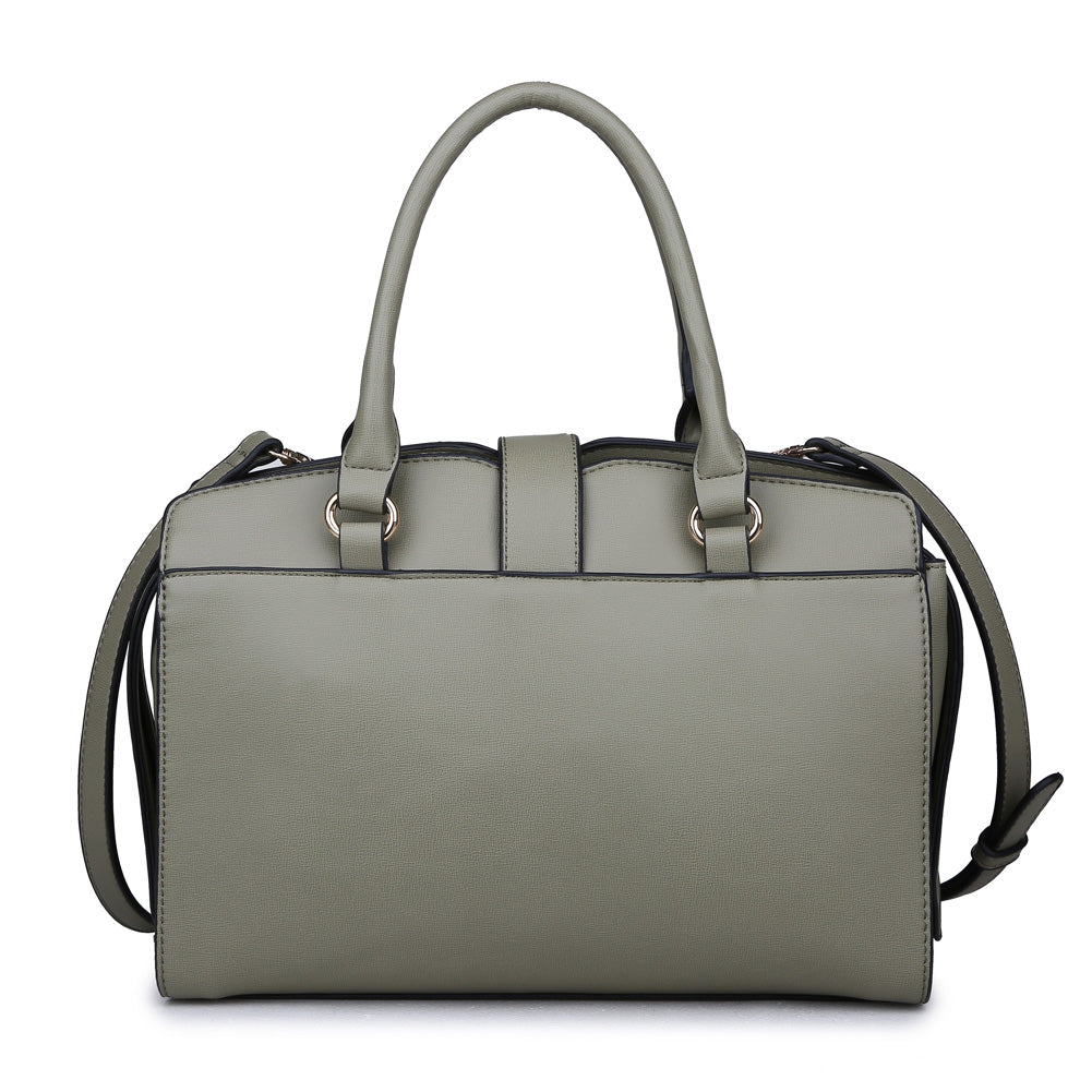 Product Image of Urban Expressions Cleo Satchel NA-840611149473 View 3 | Olive