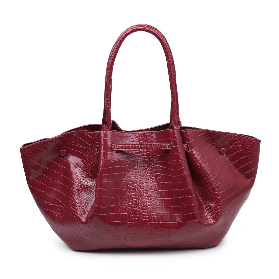 Urban Expressions Kaia - Croco Tote 840504210730 View 3 | Wine