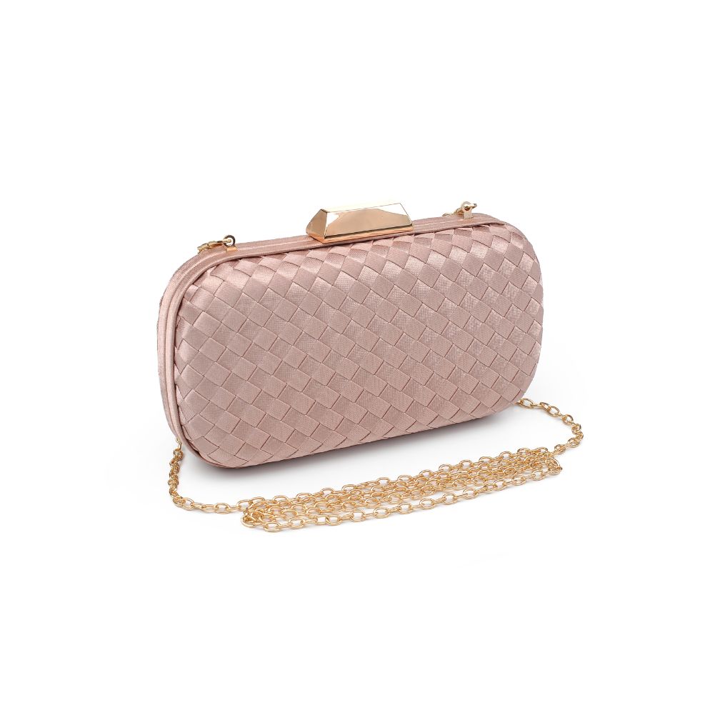 Product Image of Urban Expressions Chrome Evening Bag 840611183415 View 6 | Mauve