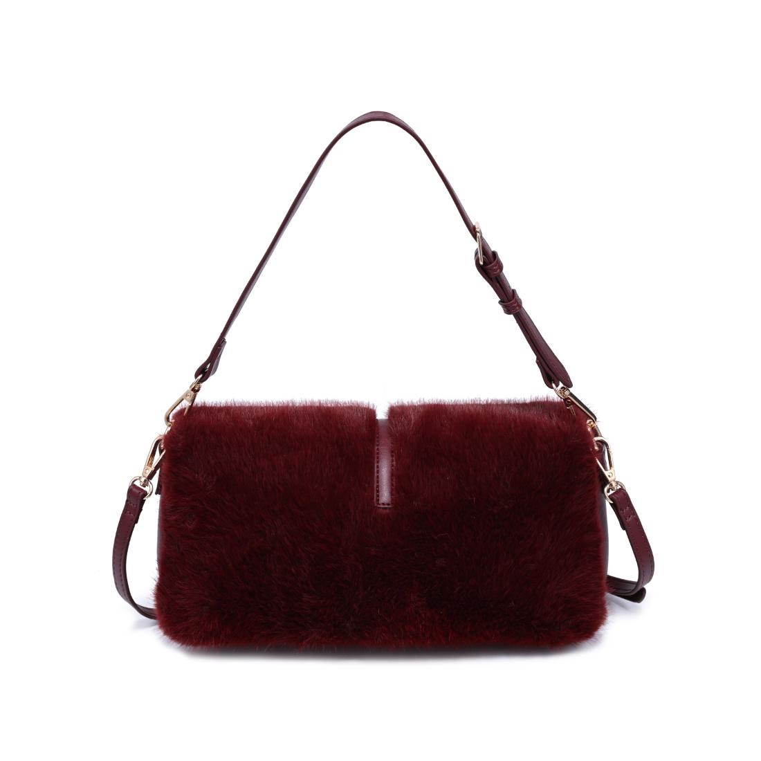Urban Expressions Glorida Shoulder Bag 840504215056 View 3 | Burgundy