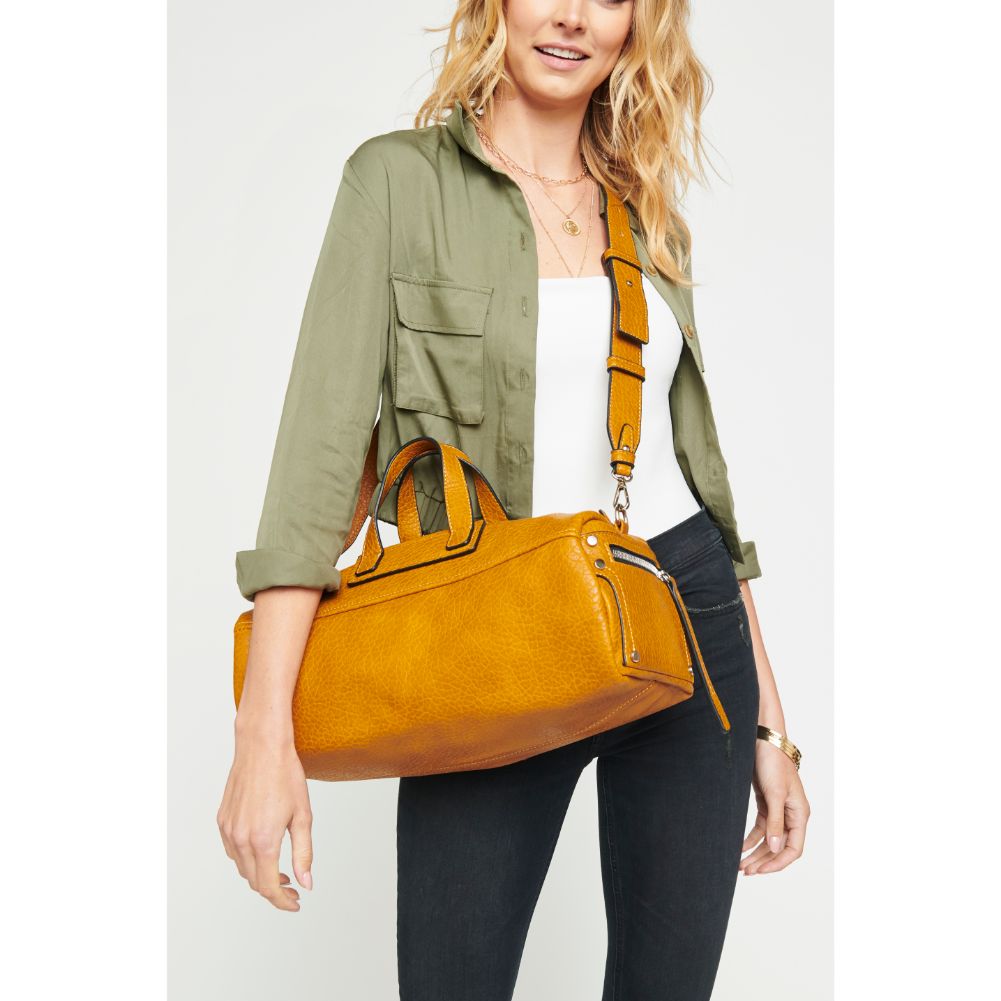 Woman wearing Mustard Urban Expressions Paloma Weekender NA-840611156907 View 2 | Mustard