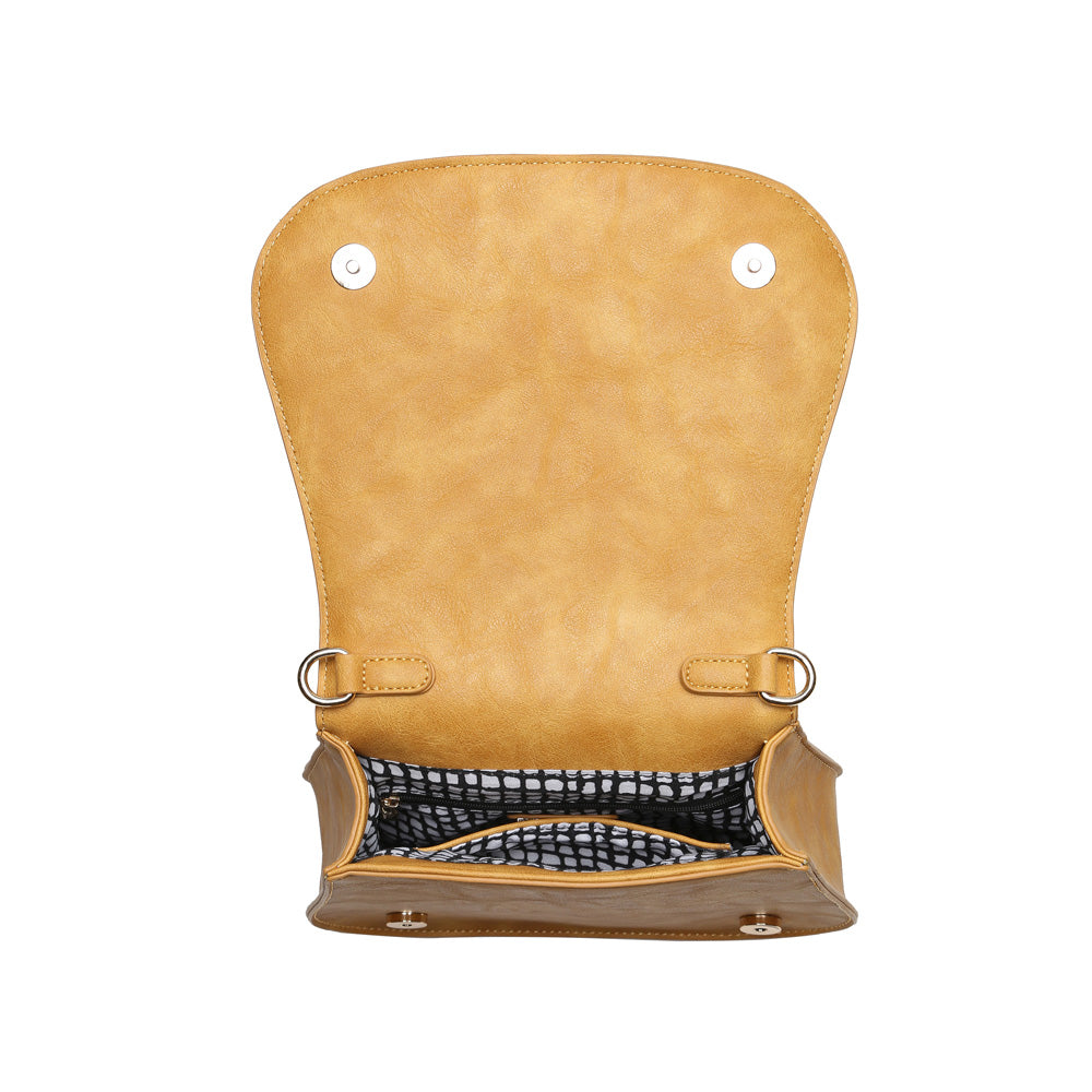 Product Image of Urban Expressions Khloe Mini Crossbody NA-840611144966 View 4 | Mustard